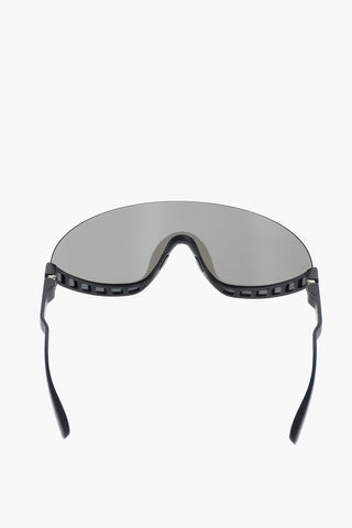 BERNHARD WILLHELM mirrored lenses BLAZE Shield sunglasses