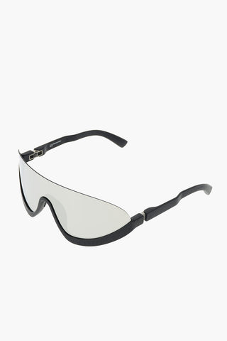 BERNHARD WILLHELM mirrored lenses BLAZE Shield sunglasses