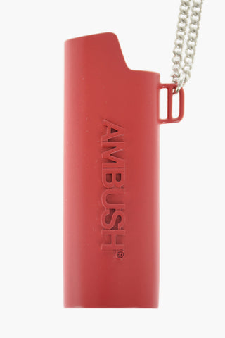 necklace with lighter case pendant