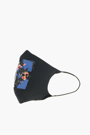 Baumwoll-Gesichtsmaske FLOWER STRIPE ARROW