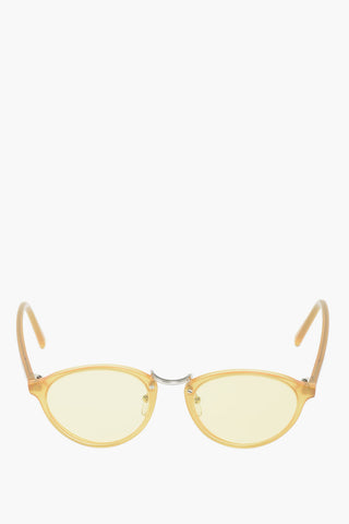 Round AUDACIA sunglasses with coloured lenses