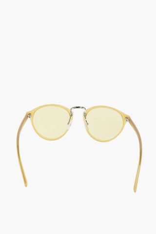 Round AUDACIA sunglasses with coloured lenses