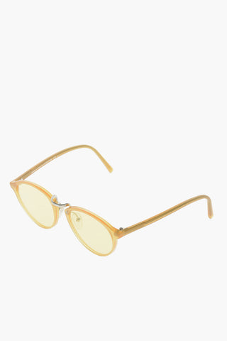 Round AUDACIA sunglasses with coloured lenses
