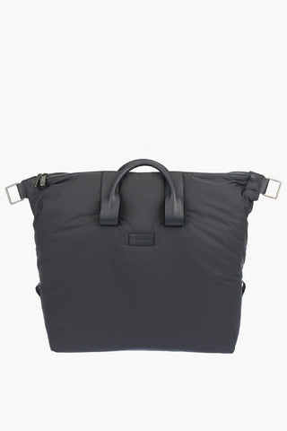 EZ LUXURY Borsa Weekend HOLDALL SOFT con rifiniture in pelle e tracolla removibile