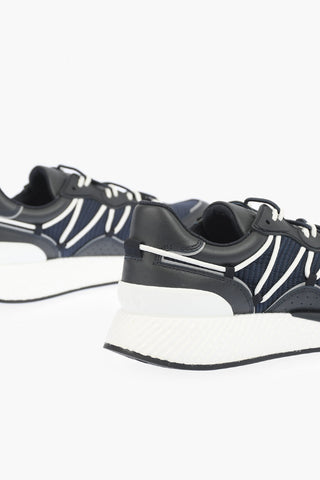ZZEGNA leather details PIUMA low top sneakers with rubber sole
