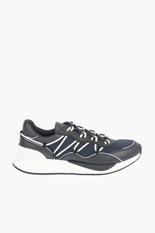 ZZEGNA leather details PIUMA low top sneakers with rubber sole