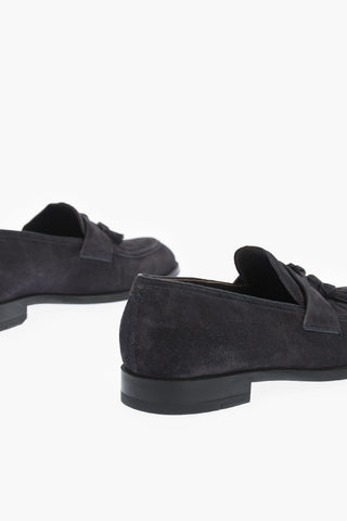 EZ TAILORING Tassel-Loafer SIENA aus Veloursleder