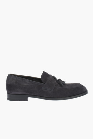 EZ TAILORING tassle loafer SIENA in pelle scamosciata