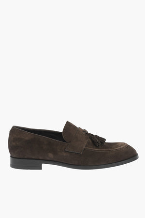 EZ TAILORING tassle loafer SIENA in pelle scamosciata