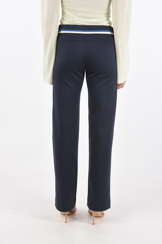 2 Pocket Side Zipped Straigh-leg Pants