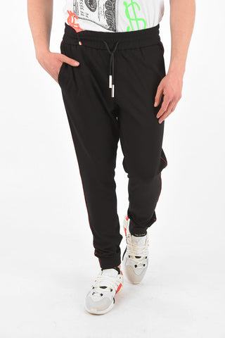 HOMME EST.1978 drawstring waist jogger pants