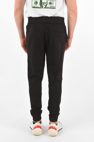 HOMME EST.1978 drawstring waist jogger pants