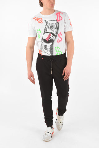 HOMME EST.1978 drawstring waist jogger pants