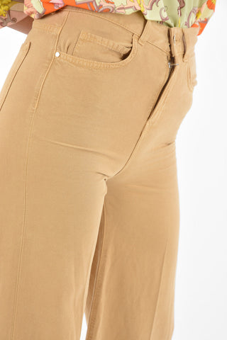 5 Pocket Cotton Palazzo Pants