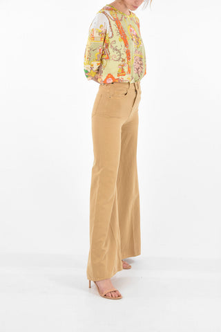 5 Pocket Cotton Palazzo Pants