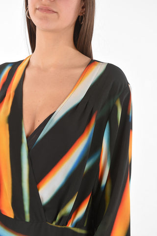 LEN LYE Pleated Skirt DOLTA Silk Midi Dress