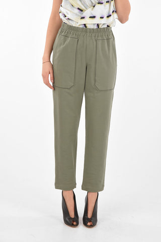 4 Pocket Elastic Waistband Jersey Joggers