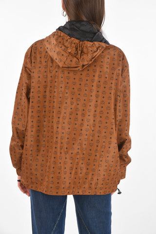 Monogram Printed Jacket with Hood