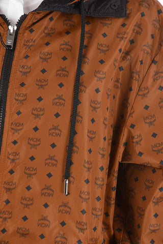 Monogram Printed Jacket with Hood