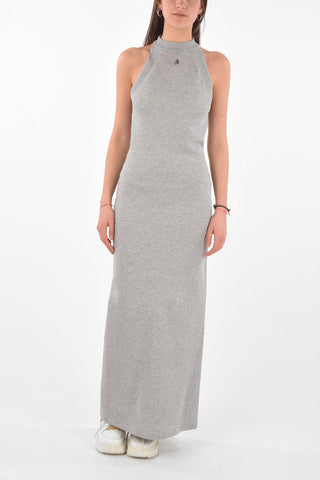 Halter Neck EMA Jersey Long Dress