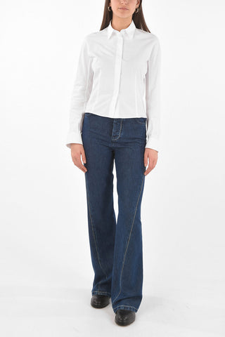 Hidden Buttoning Cotton Shirt