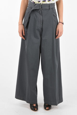 Pantaloni Palazzo PODIUM in Cotone ad 1 Pince