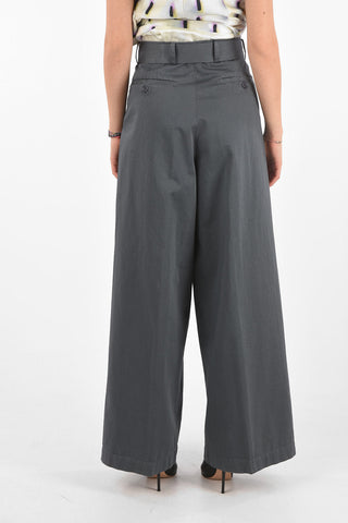 Pantaloni Palazzo PODIUM in Cotone ad 1 Pince