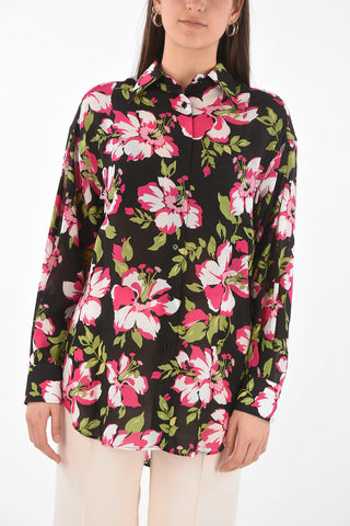 Breast-pocket COMBO SUGAR Floral Patterned Shirt