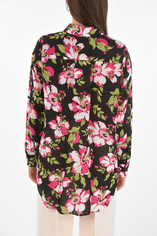 Breast-pocket COMBO SUGAR Floral Patterned Shirt