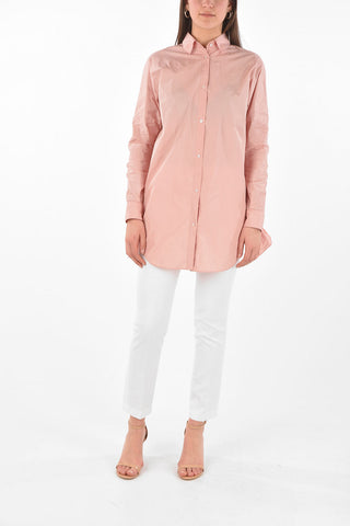 Camicia Bare Back con Dettaglio Volant