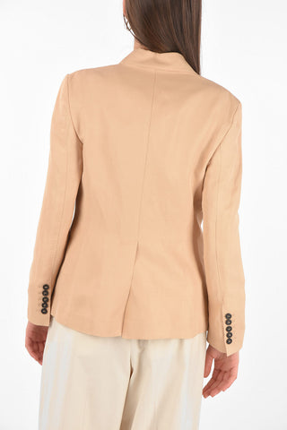 Blazer 2 Bottoni OAT in Misto Lino