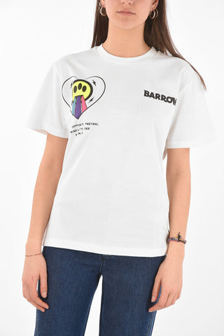 t-shirt girocollo stampata