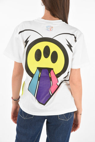 t-shirt girocollo stampata