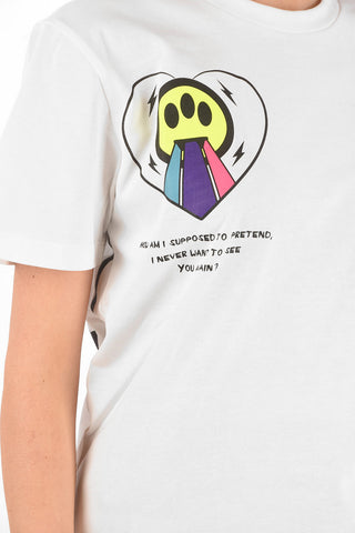 t-shirt girocollo stampata
