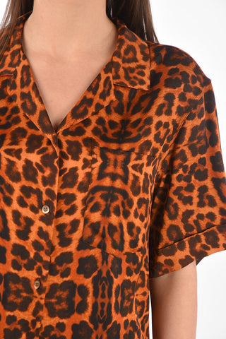Animal Patterned CLIVE Satin Shirt