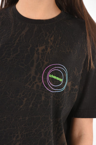 acid wash effect cotton T-JUST-E3 t-shirt