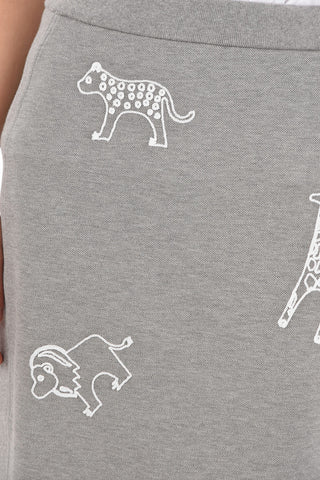 Elastic Waistband ANIMAL ICON Cotton Longuette