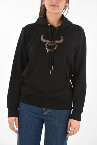 hooded CL-S-GIRK-HOOD-O sweatshirt with maxi patch pocket