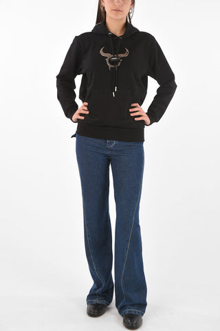 hooded CL-S-GIRK-HOOD-O sweatshirt with maxi patch pocket