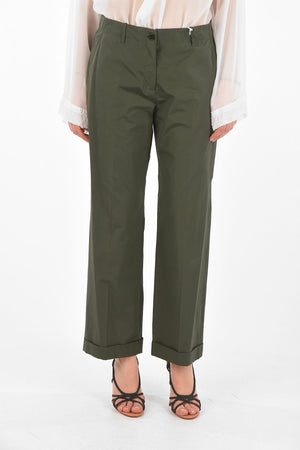 Cuffed Cotton Chino Pants
