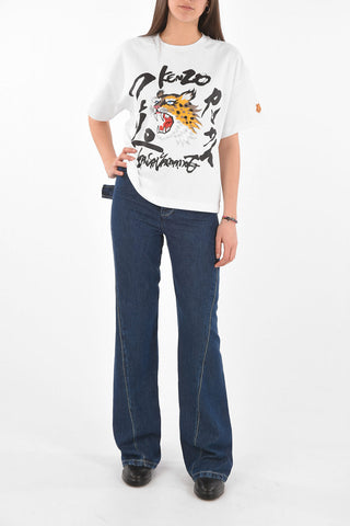 Crew Neck KANSAIYAMAMOTO Printed T-Shirt