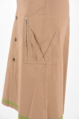 Multipocket SELVEDGE Cotton Midi Skirt