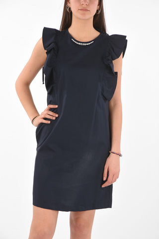 Swarovski Cotton Midi Shirt Dress