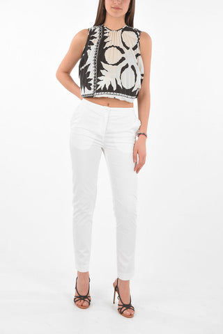 BLUGIRL 3 Pocket Stretch Cotton Chino Pants