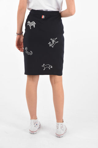 Elastic Waistband ANIMAL ICON Cotton Longuette