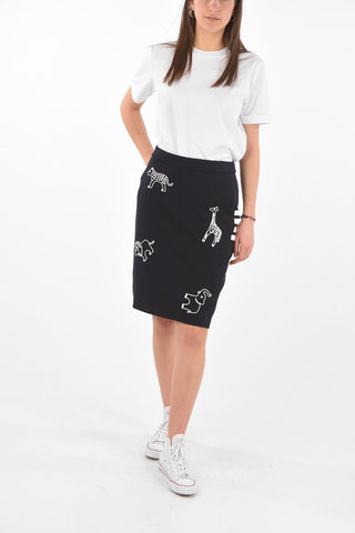 Elastic Waistband ANIMAL ICON Cotton Longuette