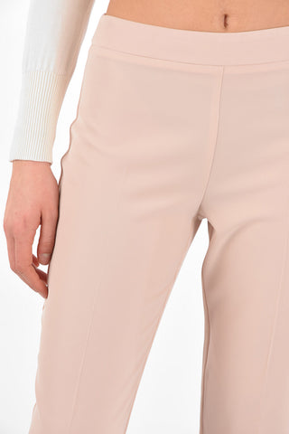 Pantaloni a Vita Media con Zip Laterale