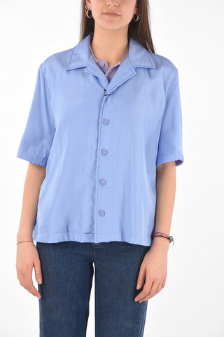 Printed BOWLING Reversible Padded Shirt