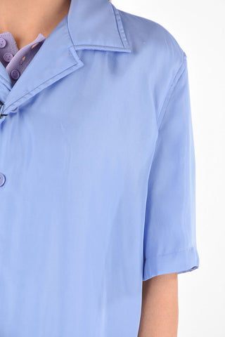 Printed BOWLING Reversible Padded Shirt