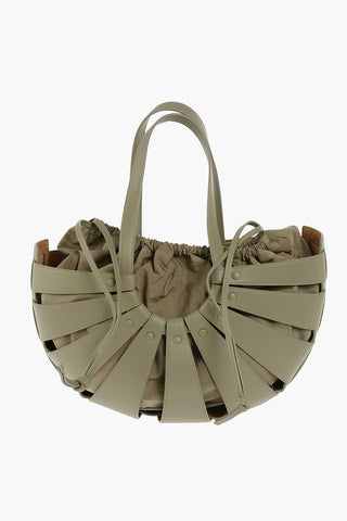 Perforated Leather THE SHELL Tote Bag